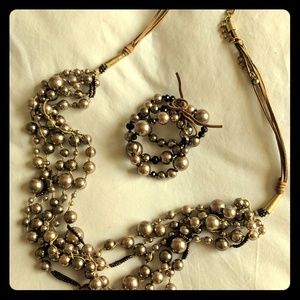 Chico's Multi-strand Necklace & Bracelet